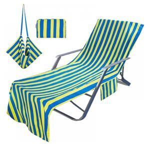 Beach Chair Cover Chaise Lounge Cover with Pocket NEW + FAST SHIPPING